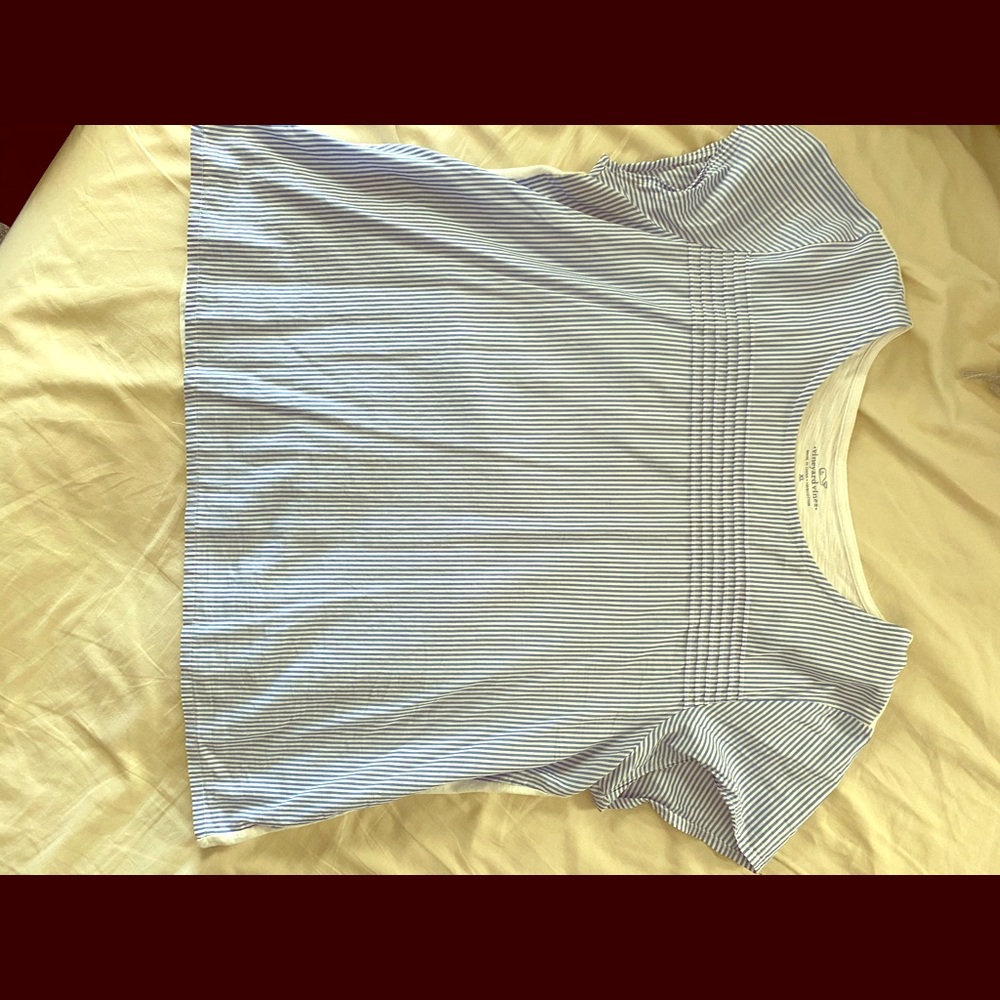 Vineyard Vines Seersucker Cotton Blouse xL